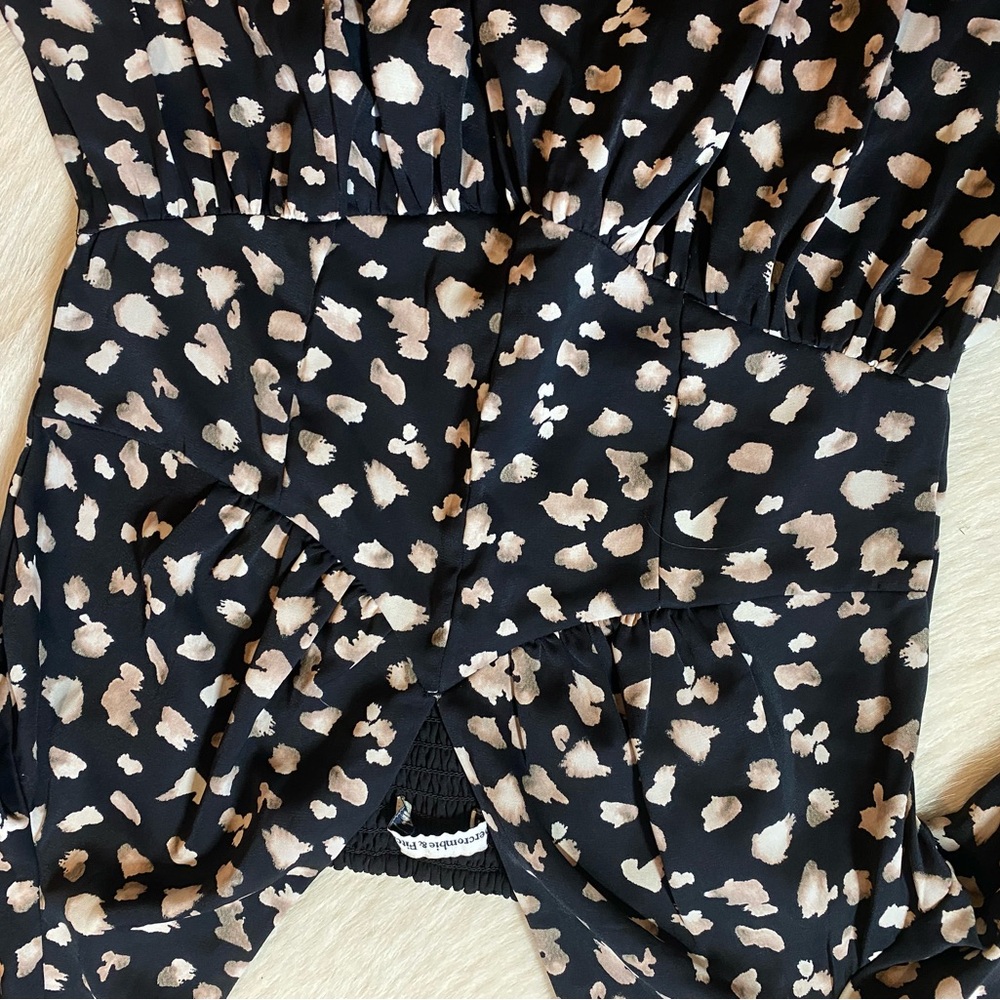 Abercrombie & Fitch mini dress, all-over animal print, V-Neck - Picture 11 of 11